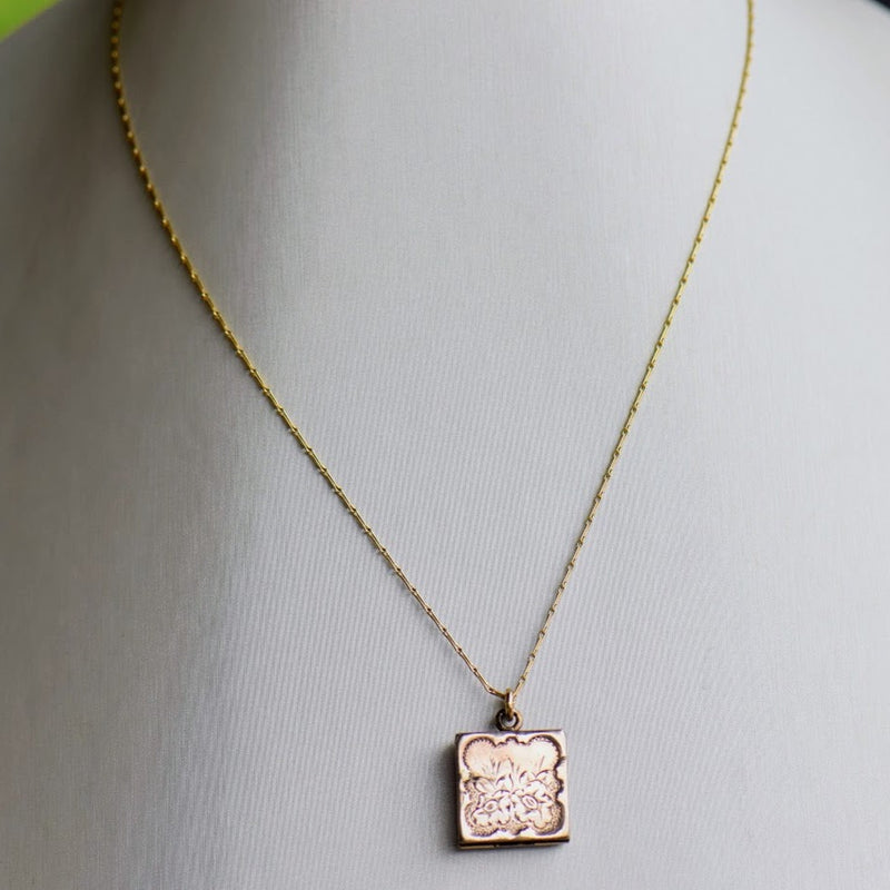 Vintage Square Locket