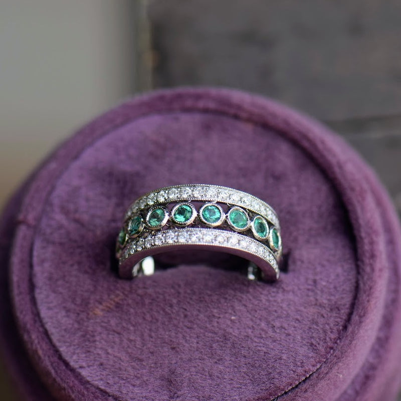 Emerald and Diamond Band