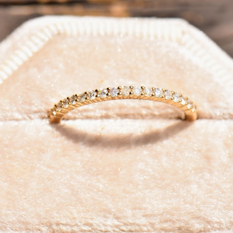 Yellow Gold Diamond Half Eternity