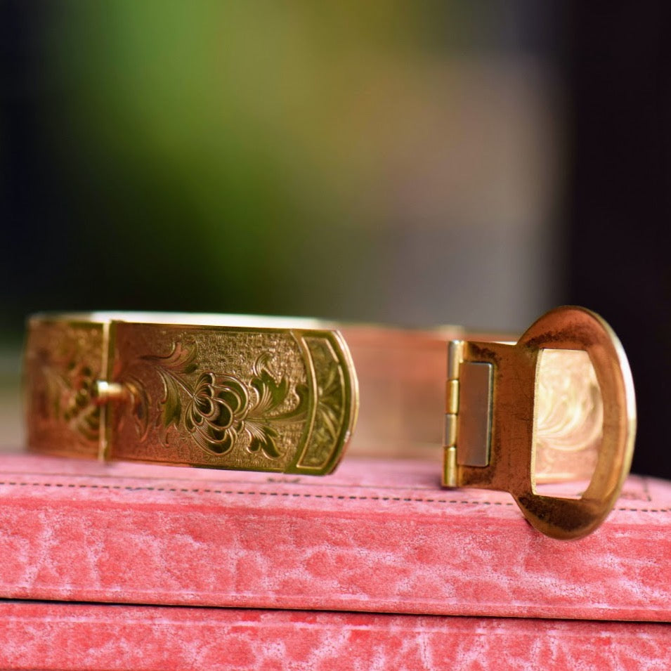 Victorian Buckle Bangle