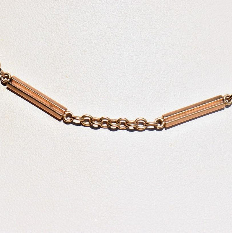 Yellow Gold Watch Chain