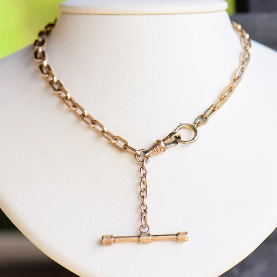 Gold Filled Oval Link with Toggle