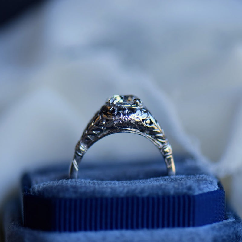 Art Deco Old European Diamond Ring