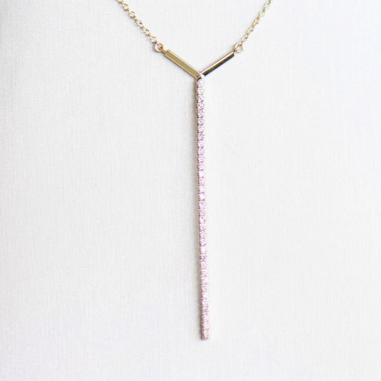 Diamond Line Necklace