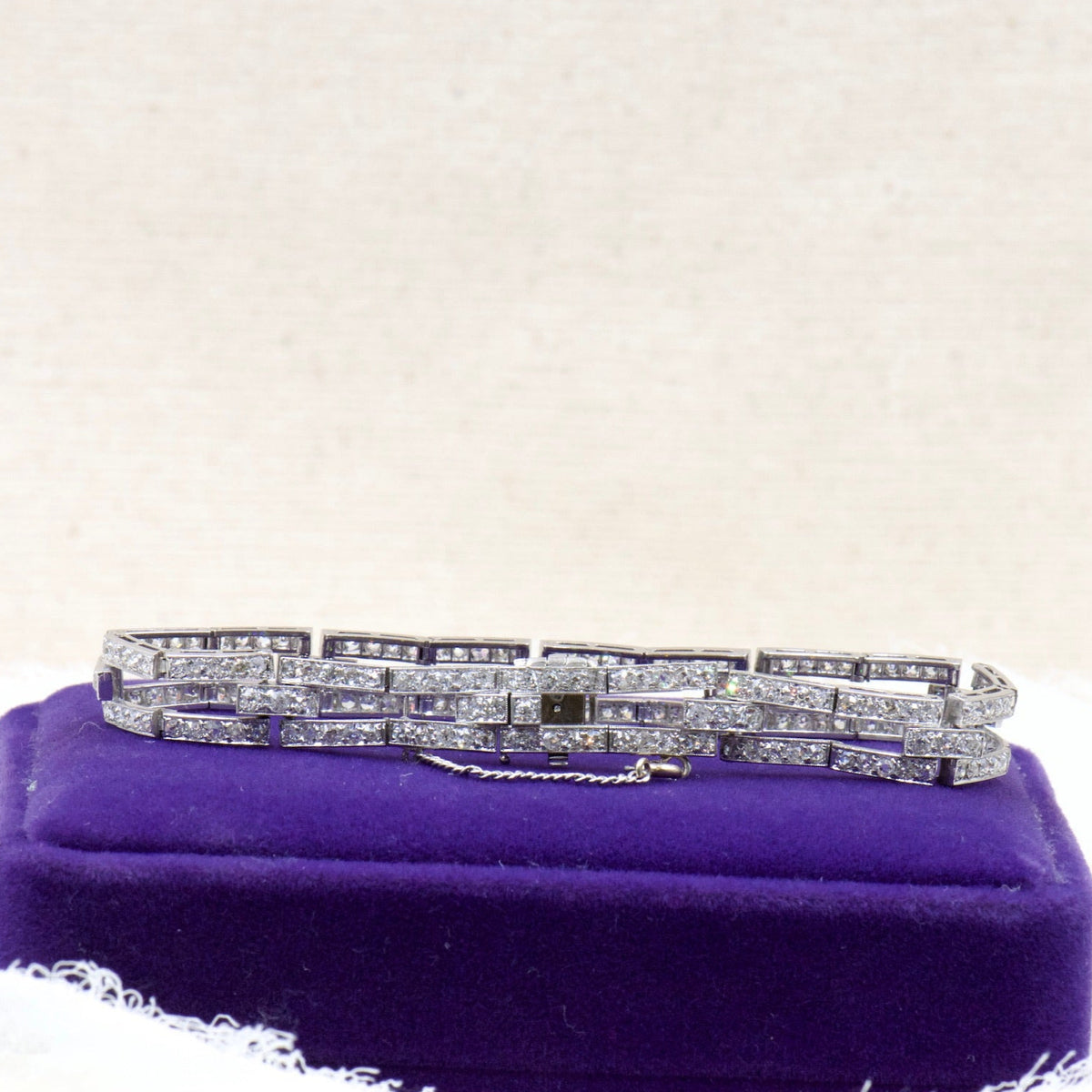Art Deco Platinum Diamond Bracelet