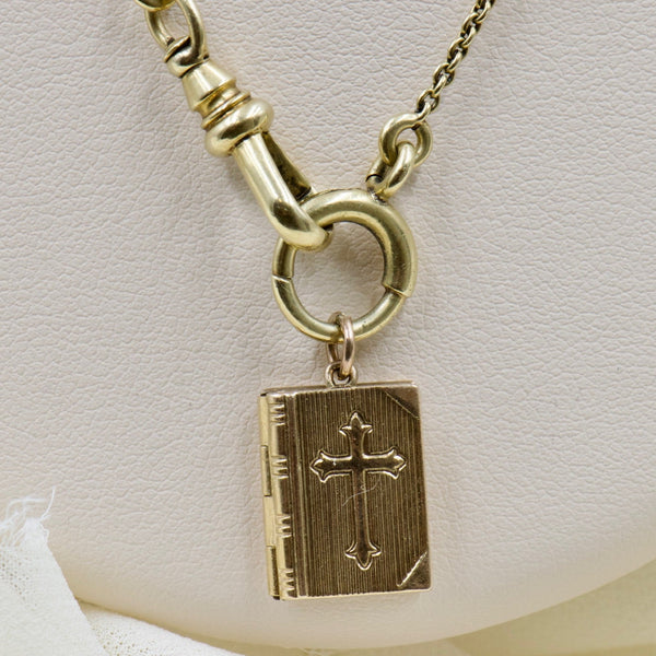 Bible Charm with The Lord's Prayer