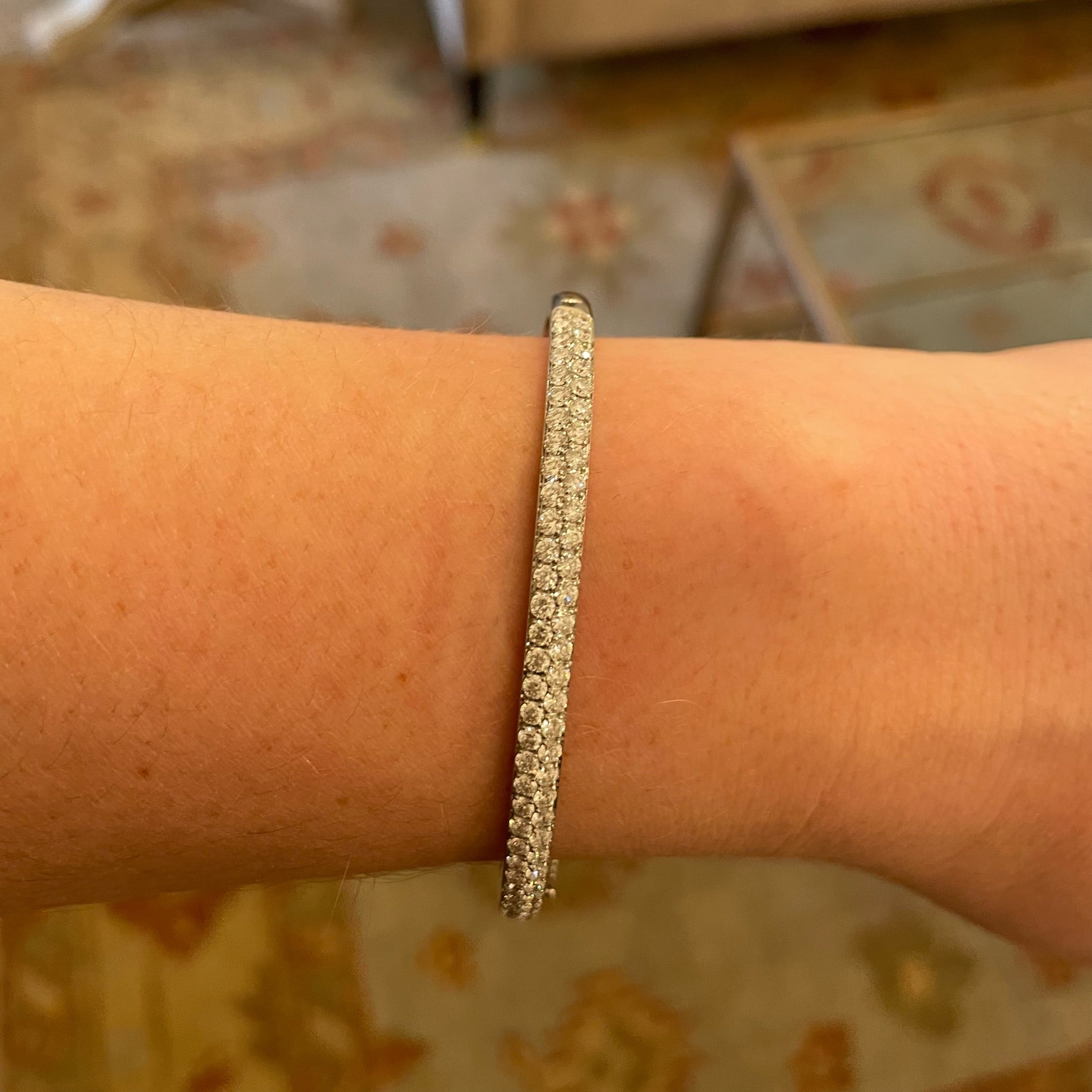 Two Row Diamond Bracelet