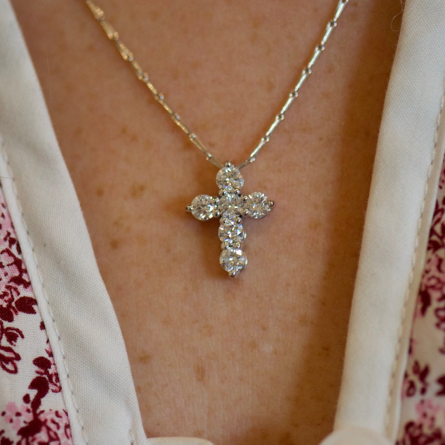 Diamond Cross Necklace