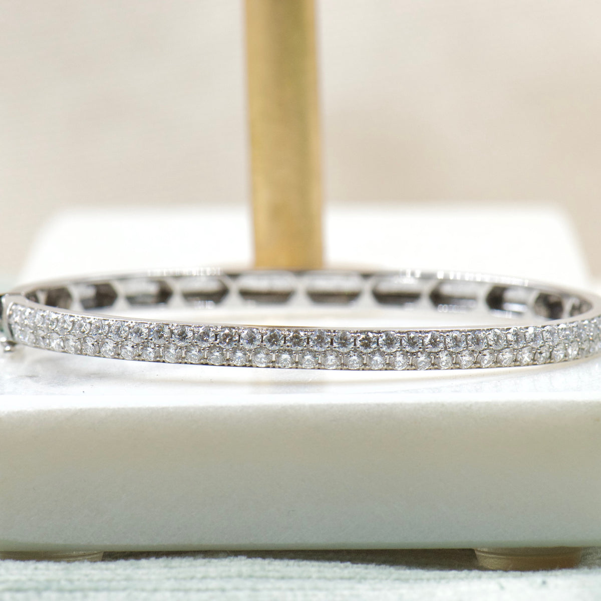 Two Row Diamond Bracelet