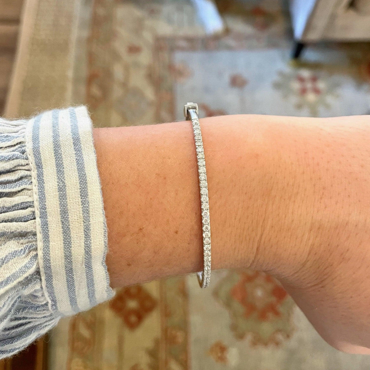 White Gold Diamond Bracelet
