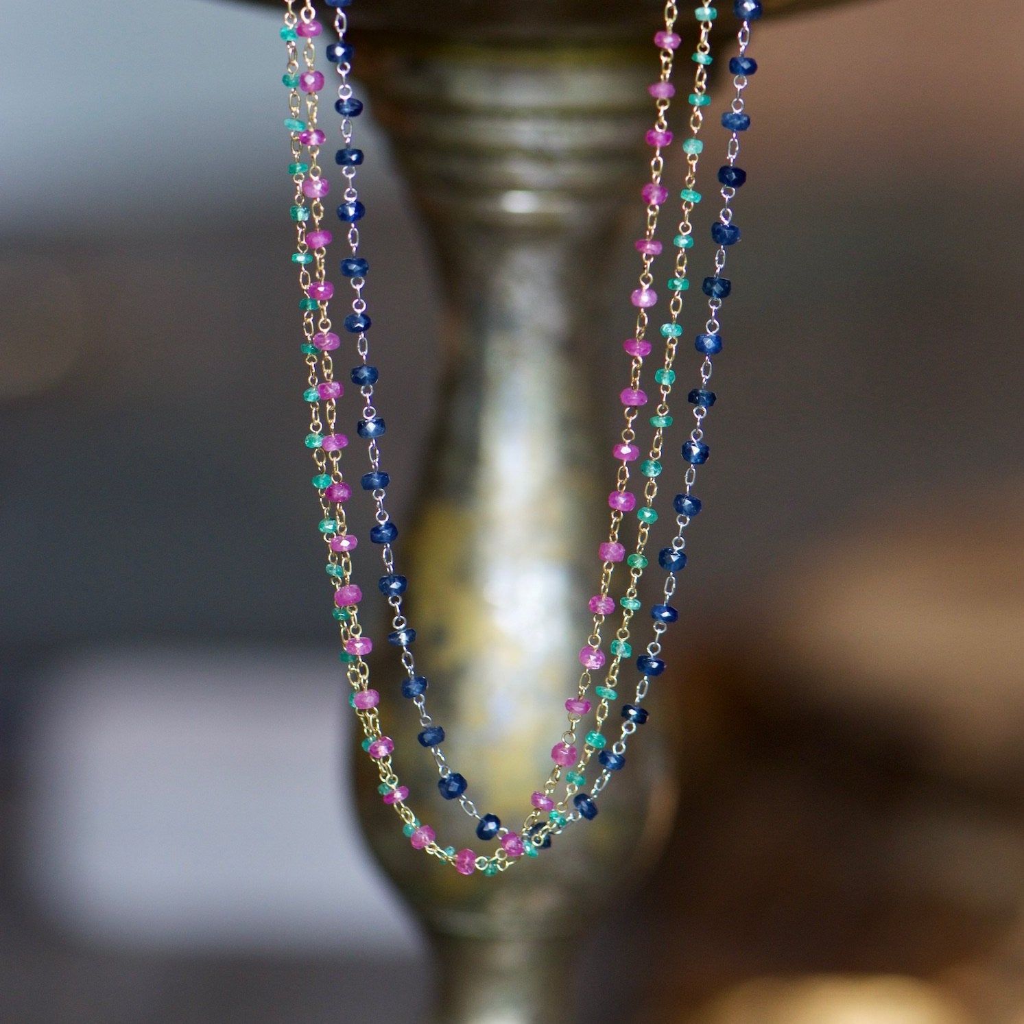 Emerald Bead Necklace