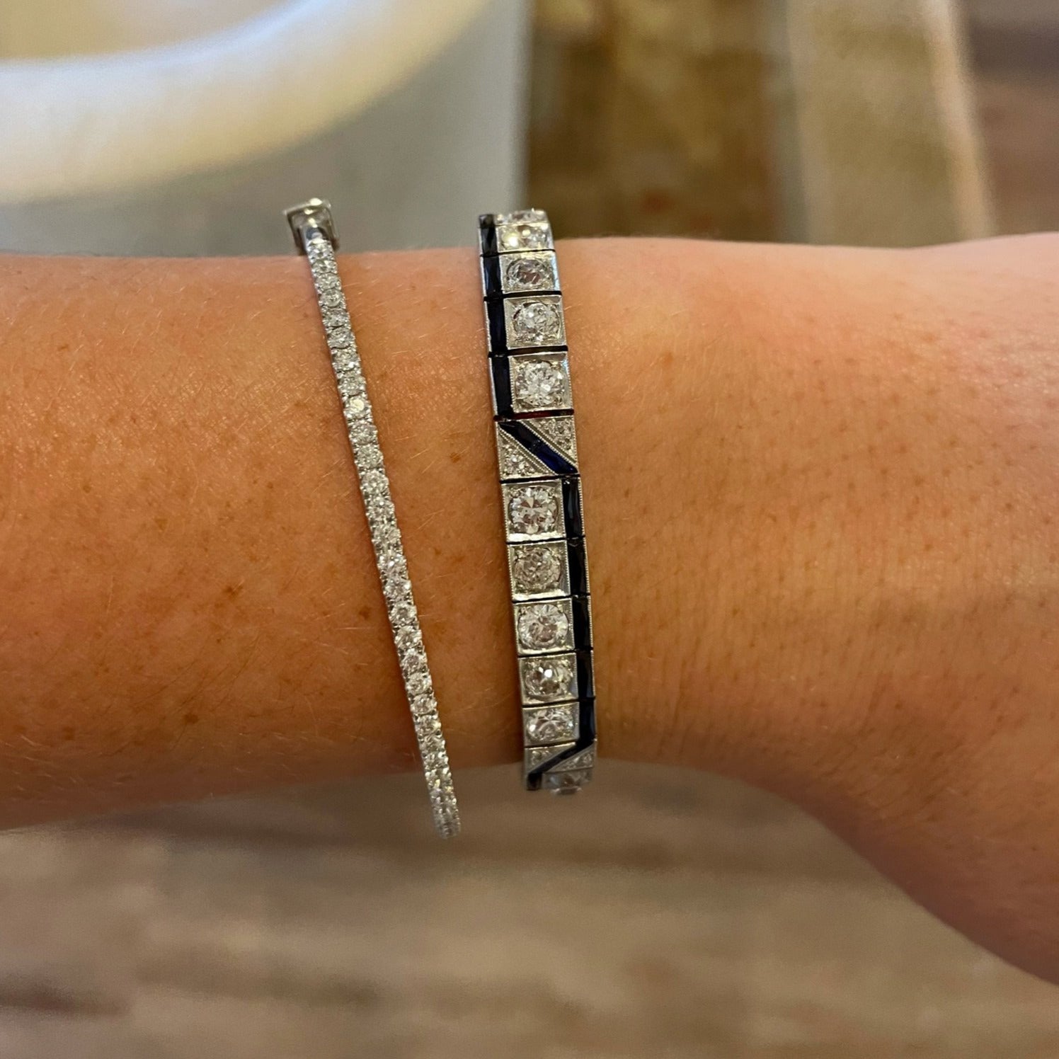 White Gold Diamond Bracelet