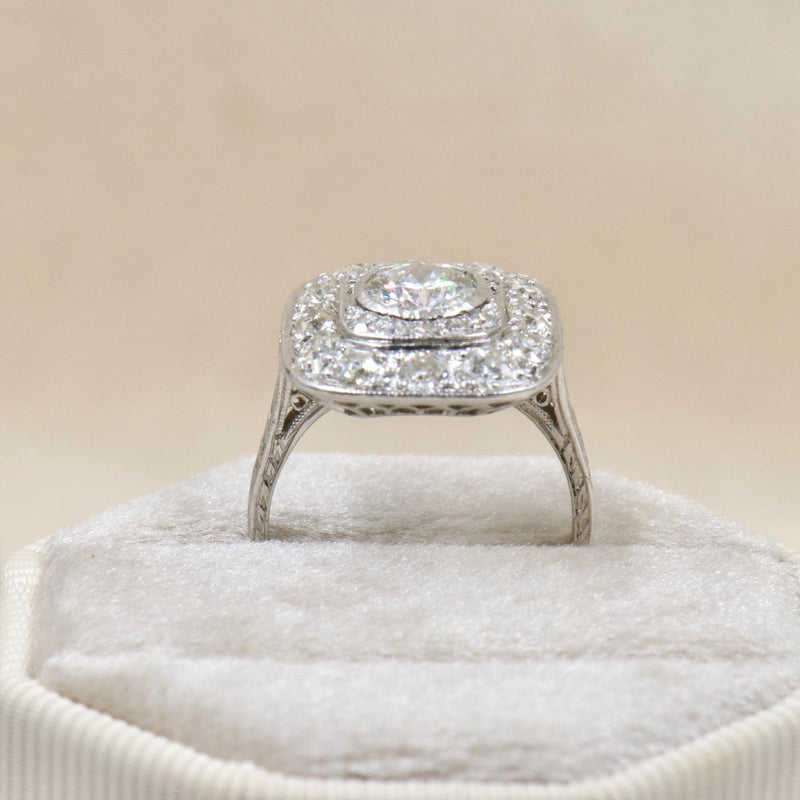 Diamond Double Halo Ring