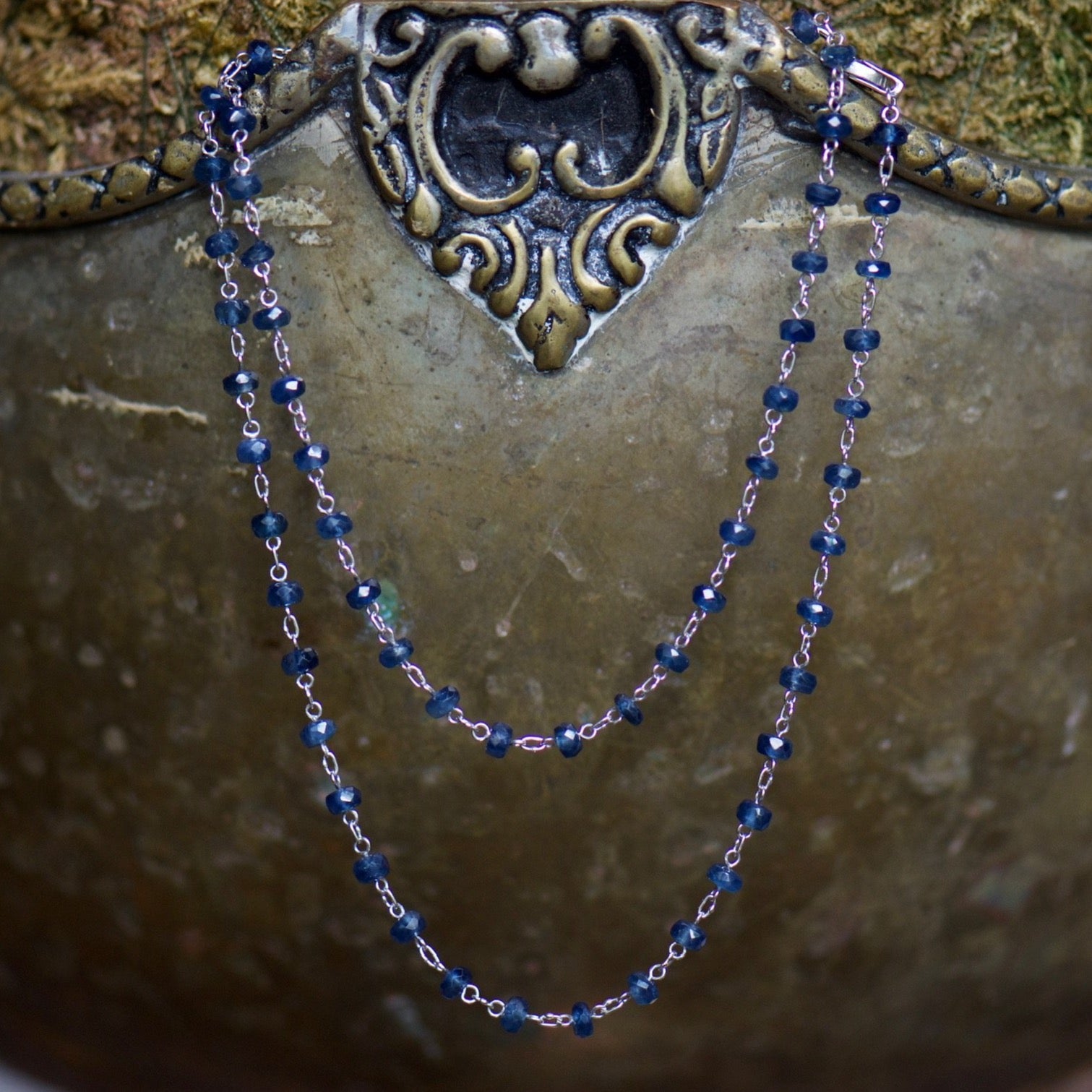 Sapphire Bead Necklace