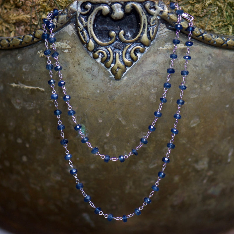 Sapphire Bead Necklace