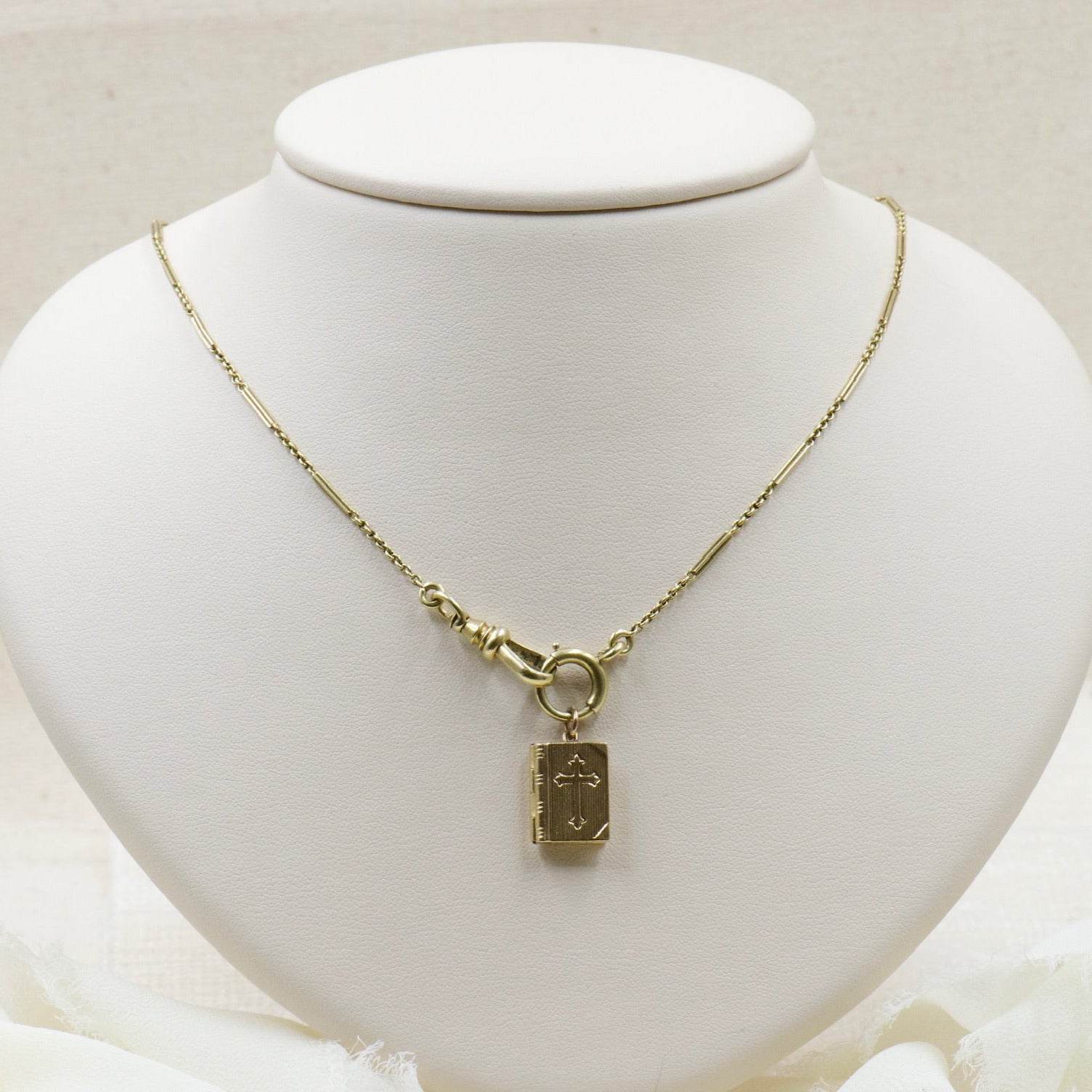 Bible Charm with The Lord's Prayer