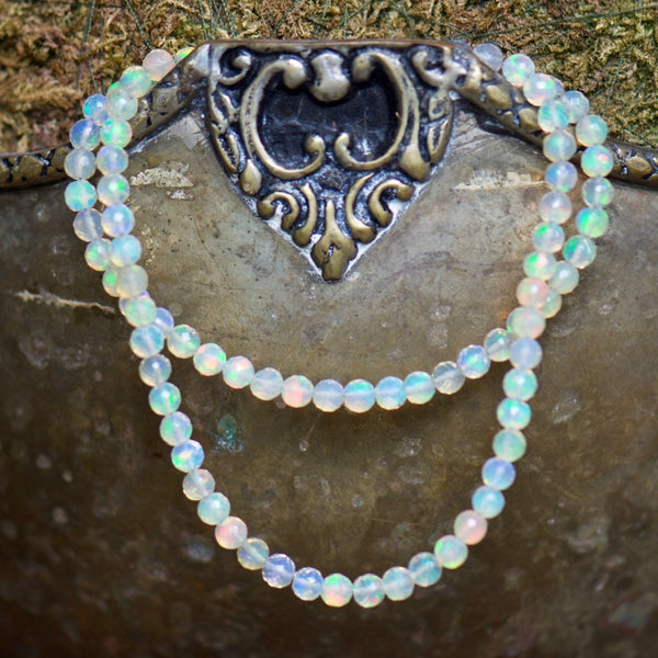 Opal Bead Necklace