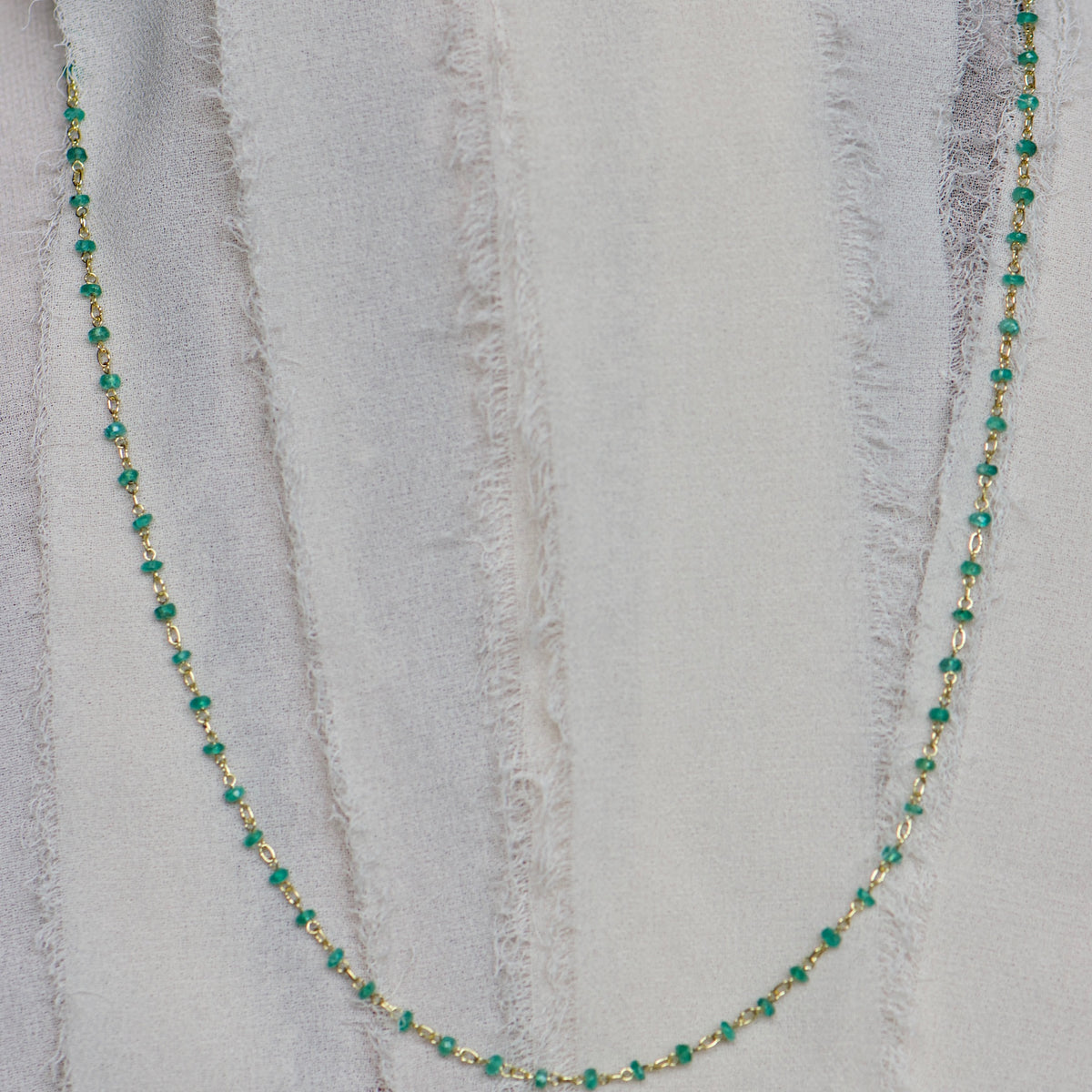 Emerald Bead Necklace