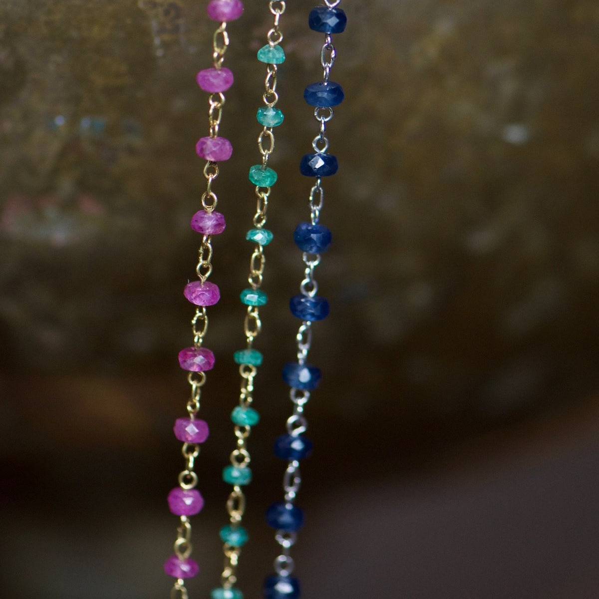 Sapphire Bead Necklace