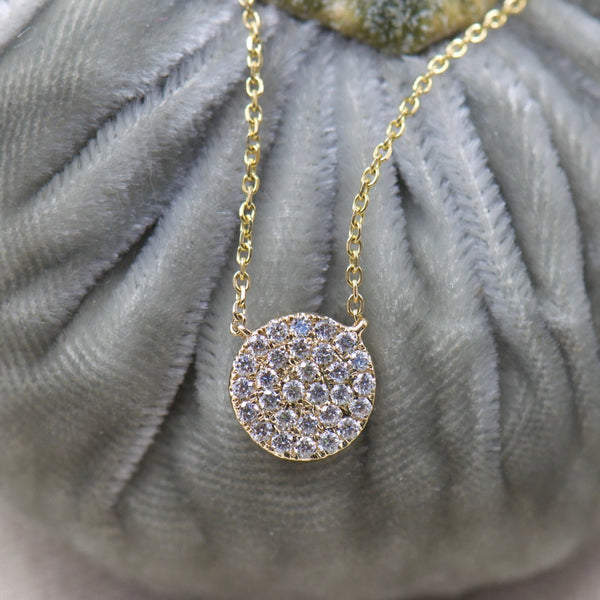 Diamond Circle Necklace