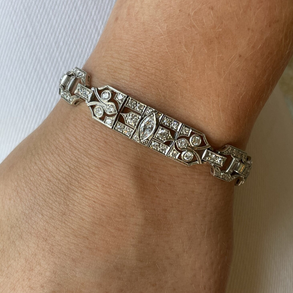 Art Deco Diamond Bracelet