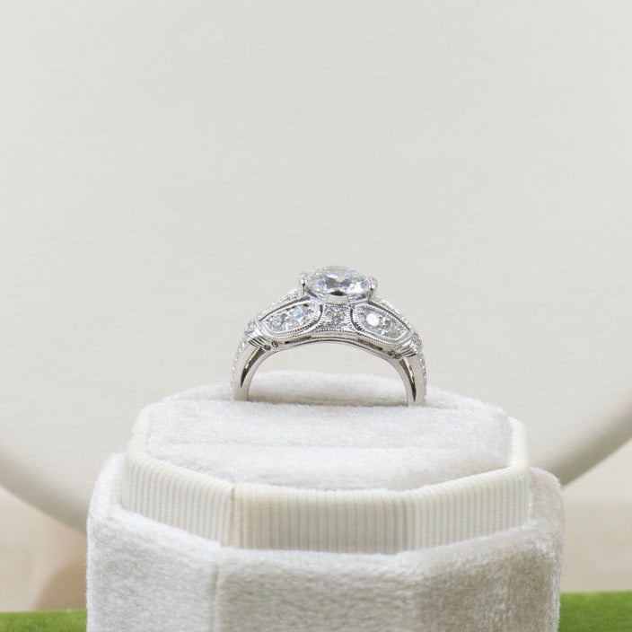 Antique Inspired Diamond Accent Mounting