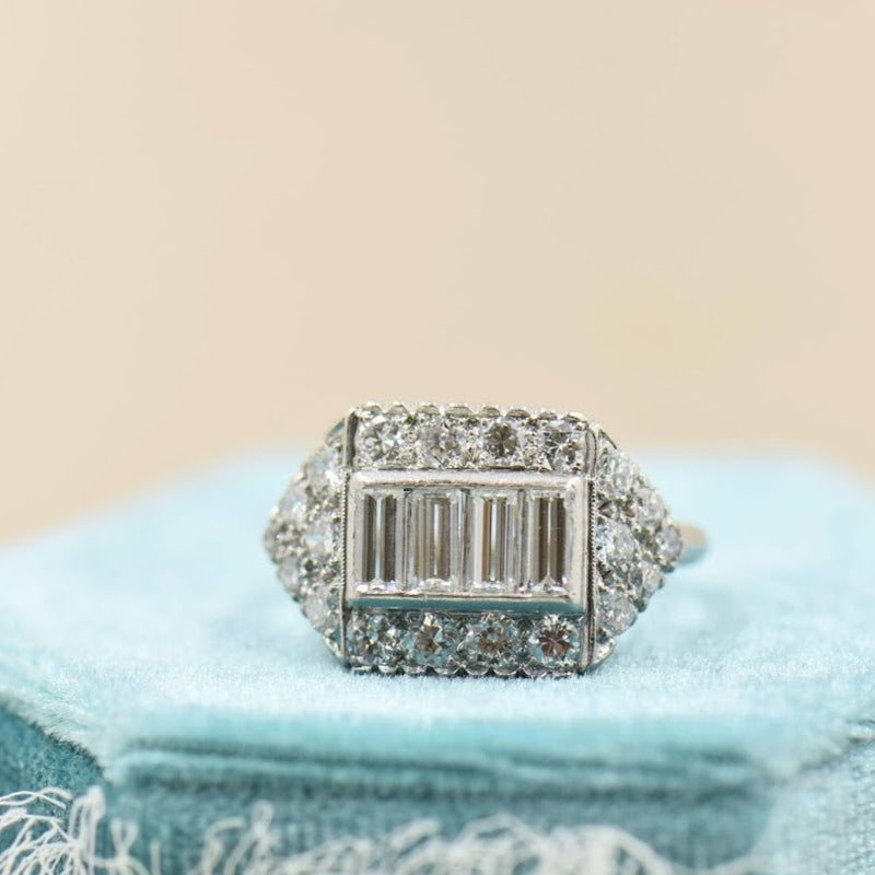 Vintage Diamond Dinner Ring