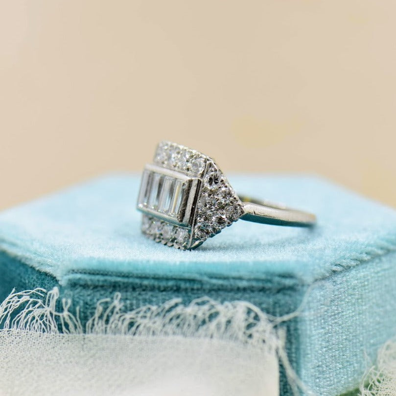 Vintage Diamond Dinner Ring