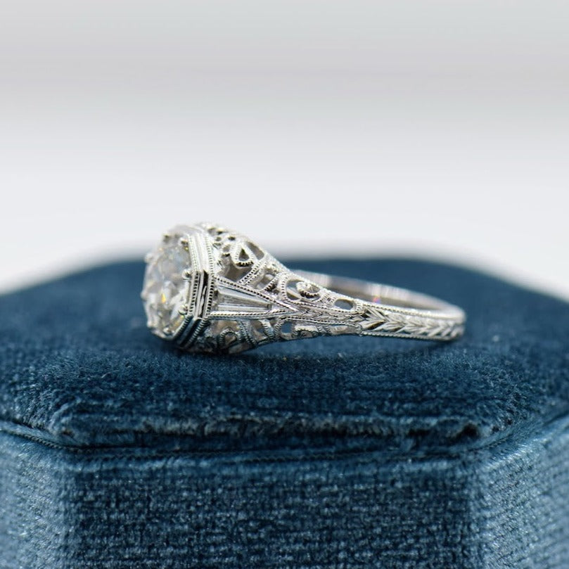 Old European Cut Diamond Ring
