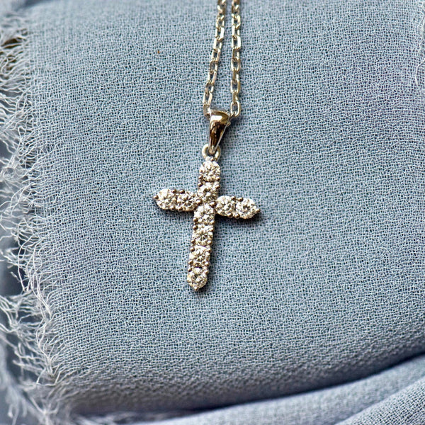 Diamond Cross Necklace