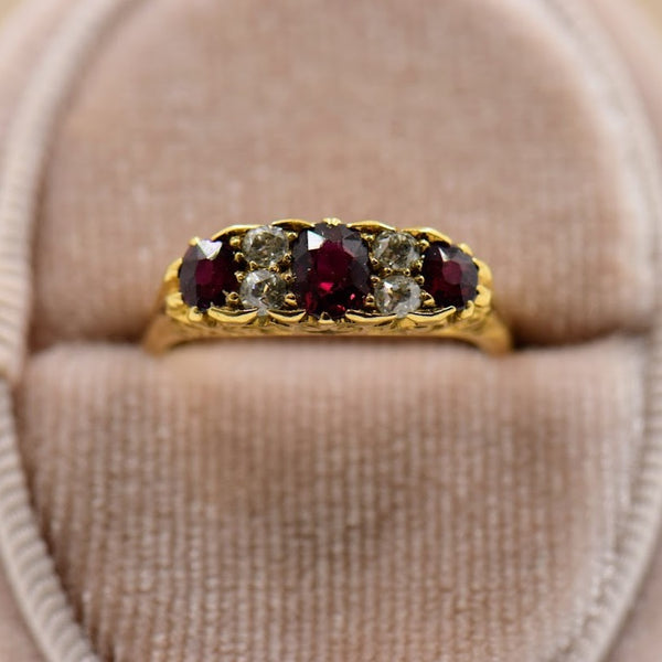 Victorian Ruby and Diamond Ring