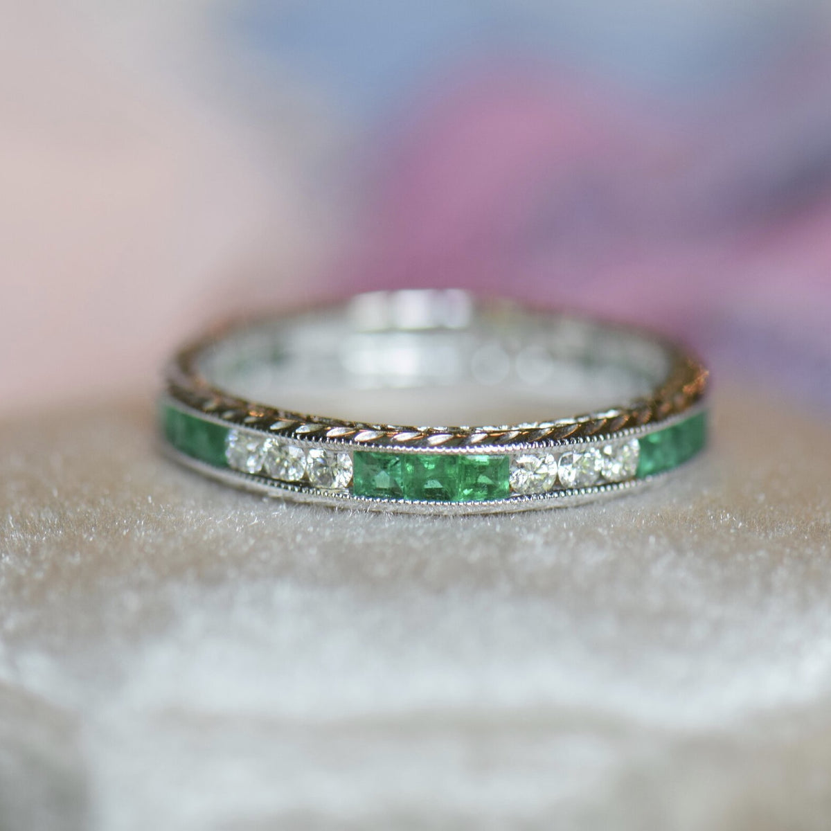 Emerald and Diamond Band
