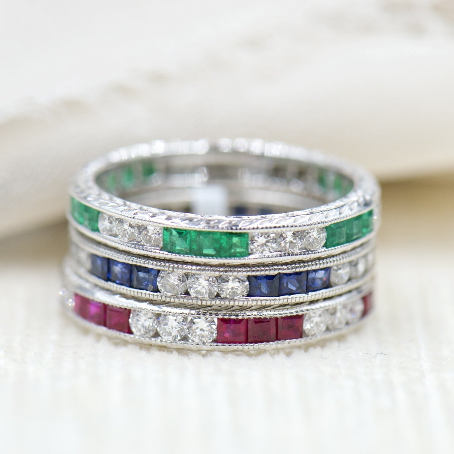 Emerald and Diamond Band