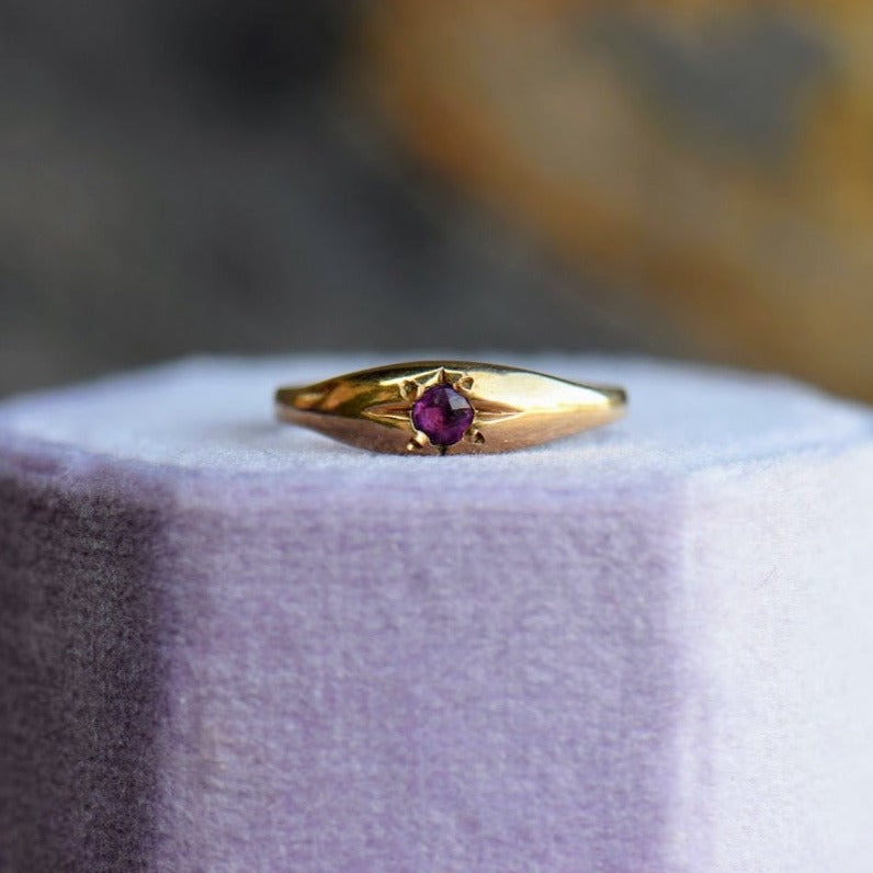 Amethyst Baby Ring