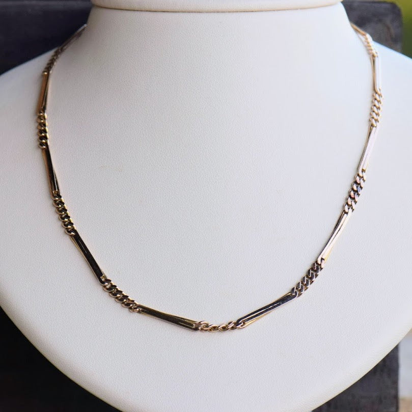 Yellow Gold Watch Chain