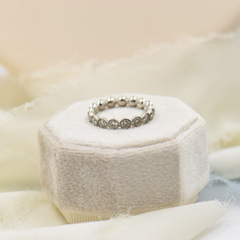Diamond Bezel Set Eternity Band