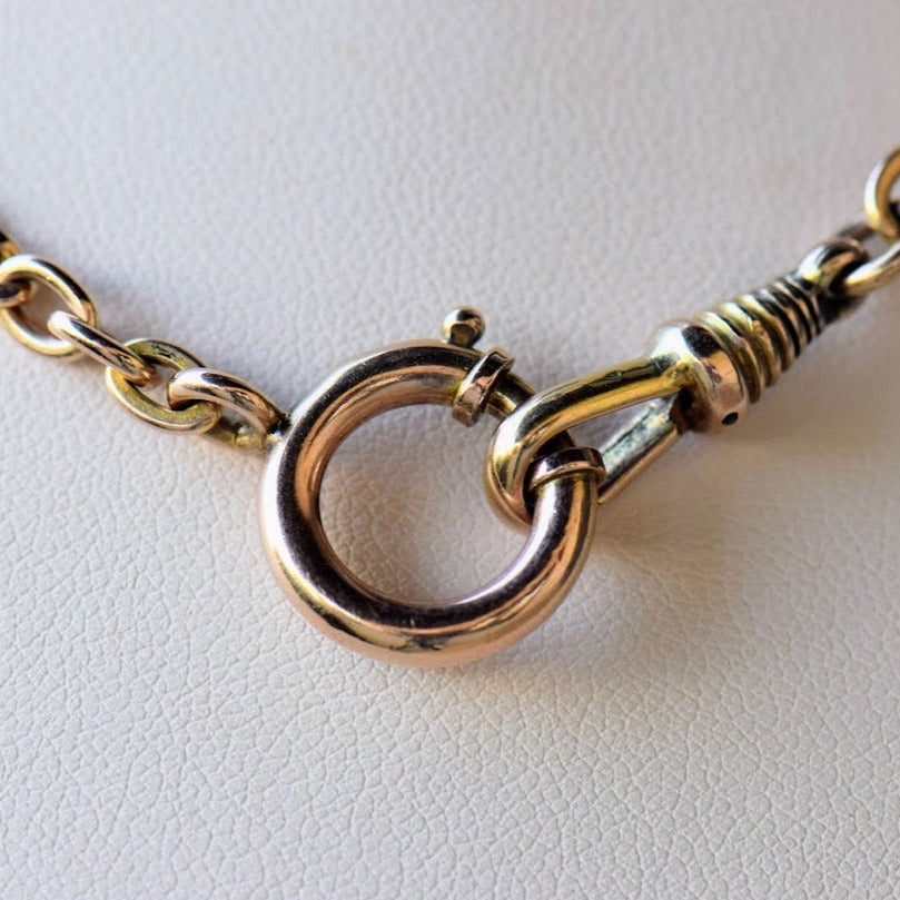 Yellow Gold Watch Chain