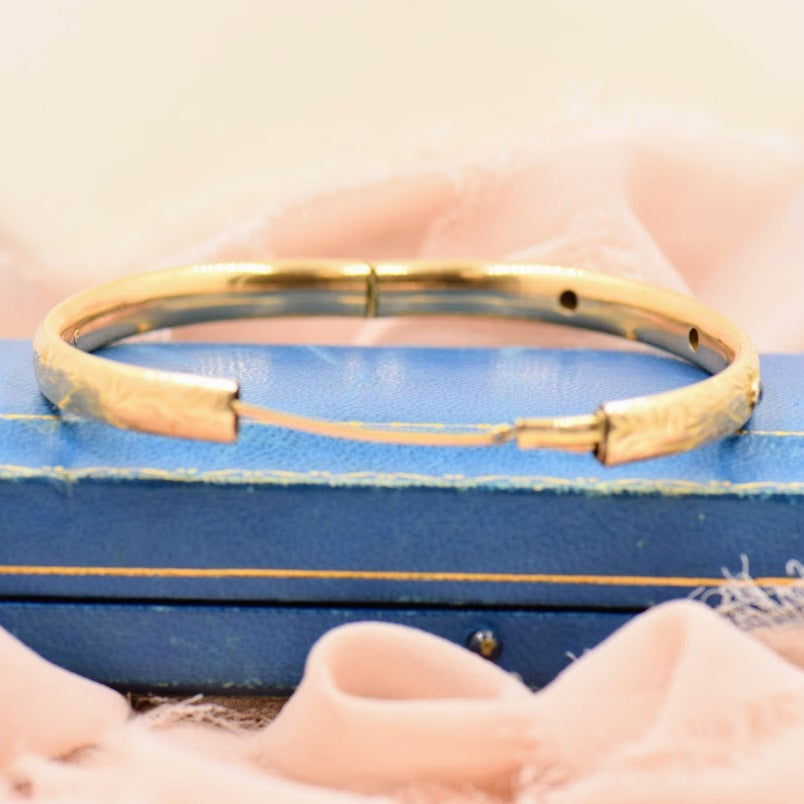 Diamond and Sapphire Bangle