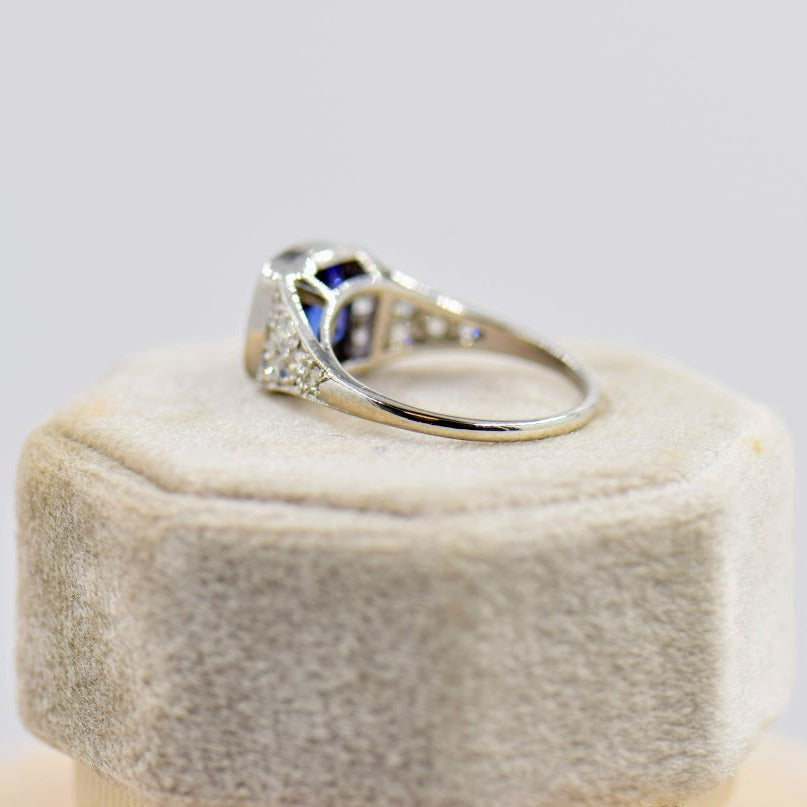 Tanzanite and Diamond Ring