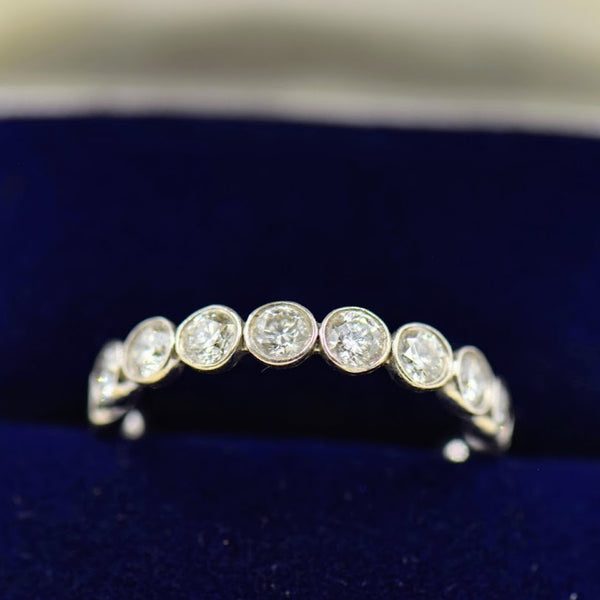 Diamond Bezel Set Eternity Band