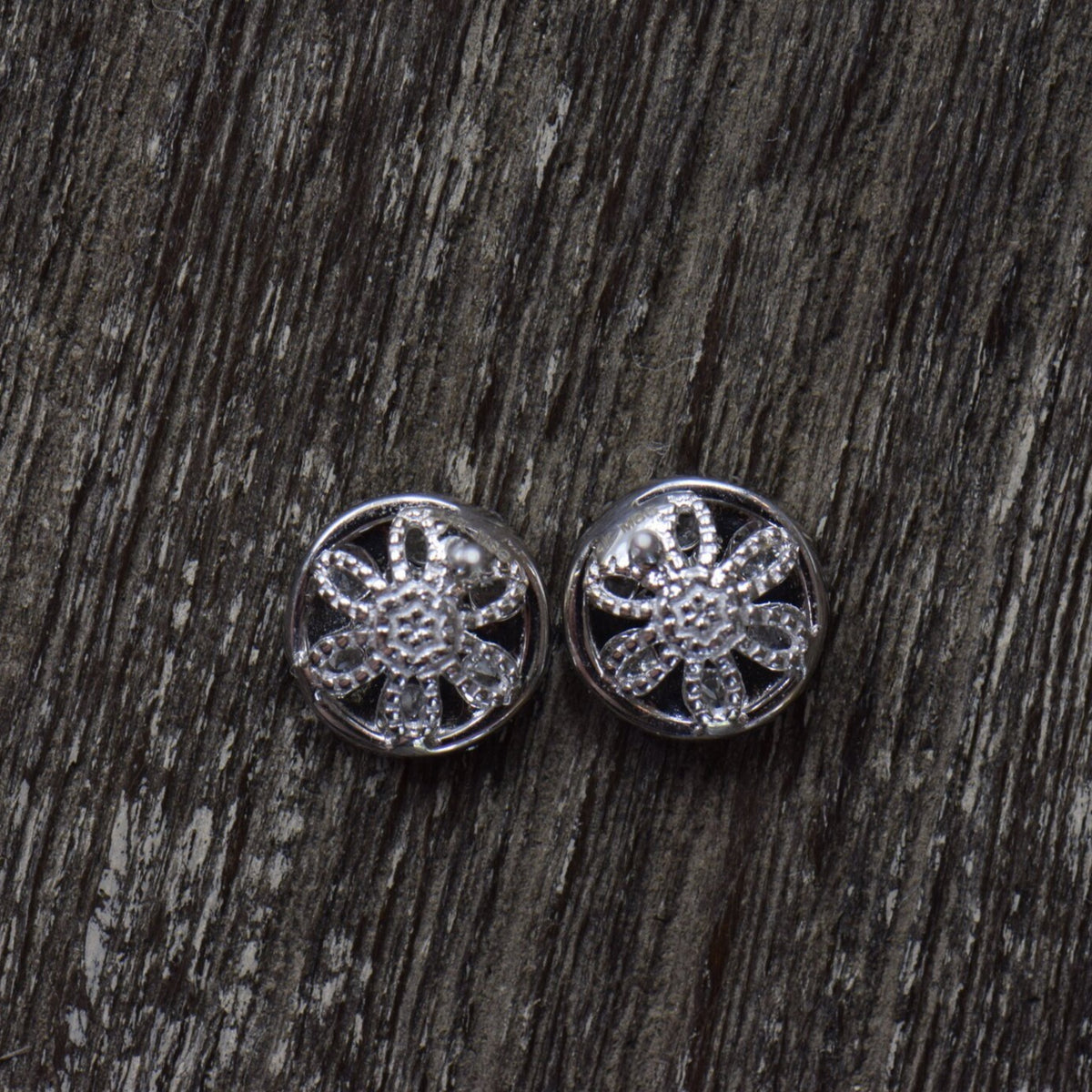 Diamond Cluster Earrings