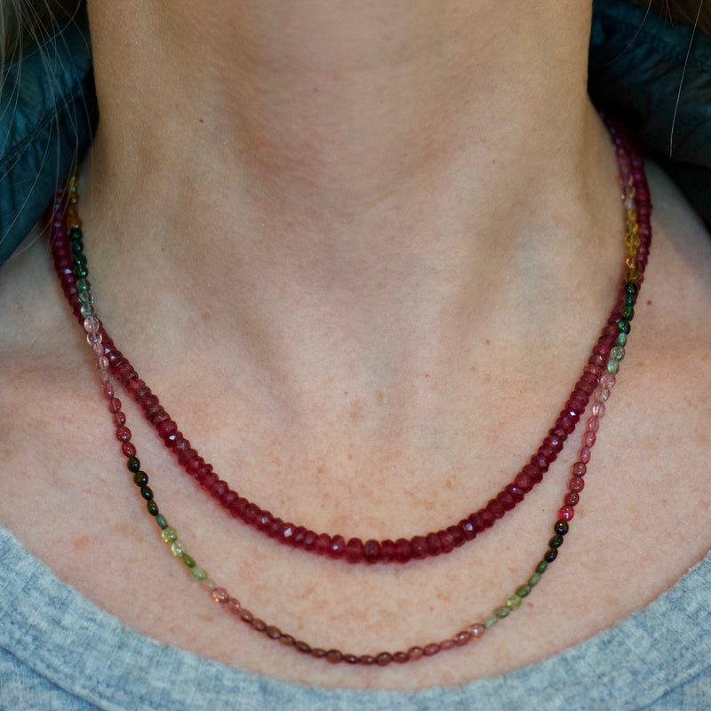 Tourmaline Beaded Necklace