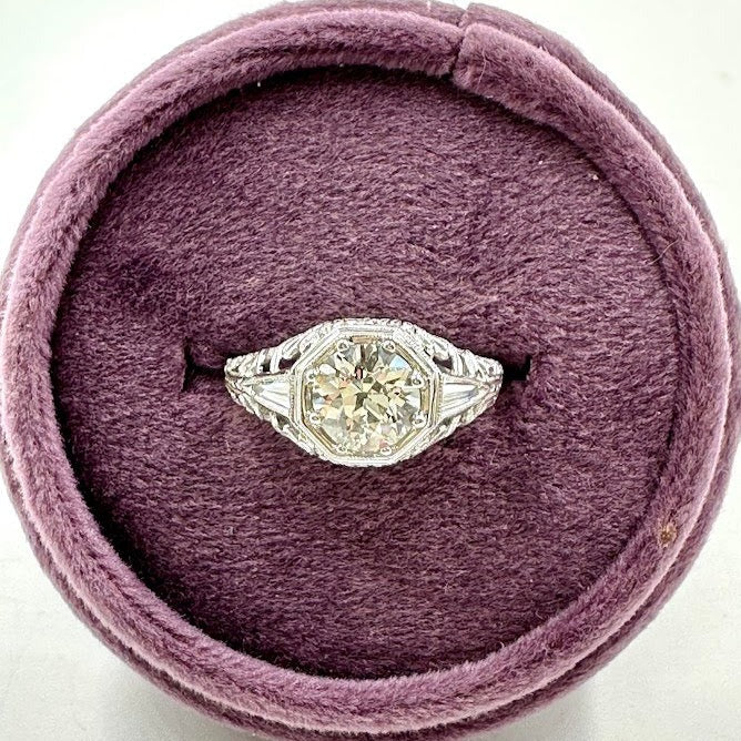 Old European Cut Diamond Ring