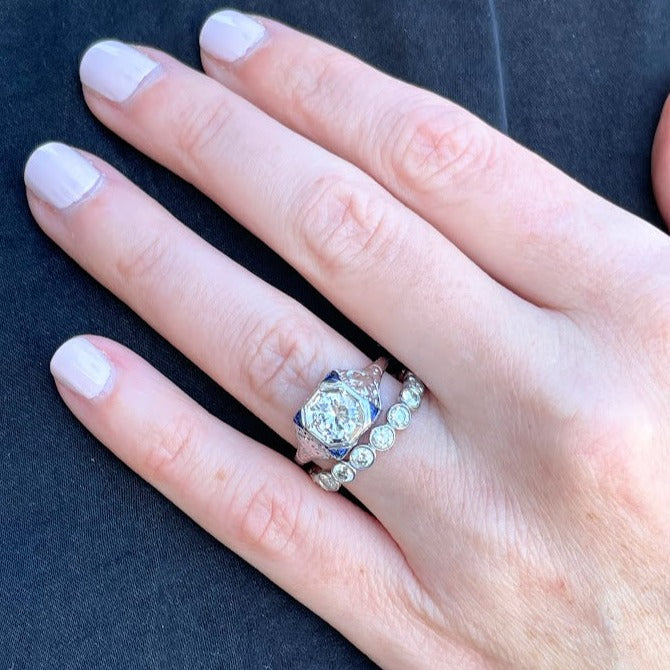 Diamond Bezel Set Eternity Band