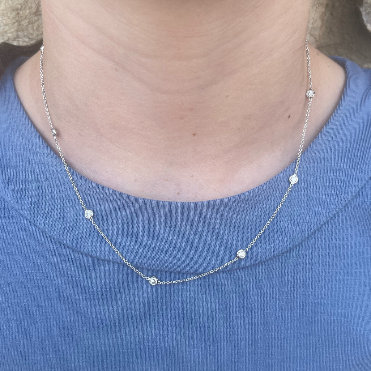 White Gold Diamonds by the Yard