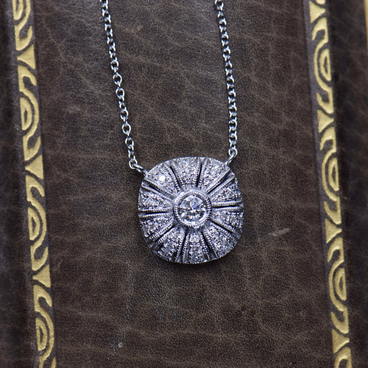 Vintage Inspired Diamond Pendant