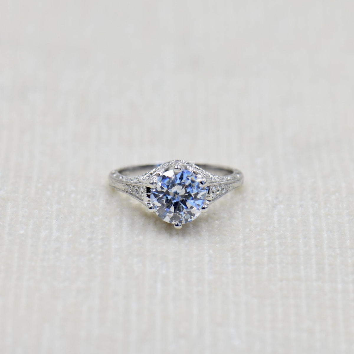 Antique Inspired Filigree Ring Mounting
