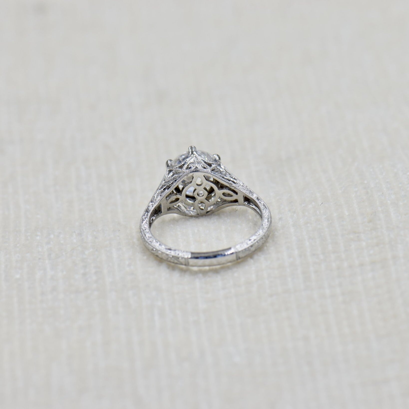 Antique Inspired Filigree Ring Mounting
