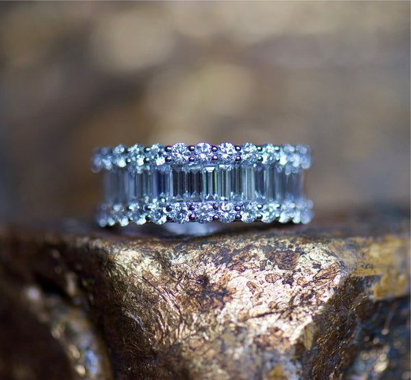 Diamond Baguette Cocktail Ring